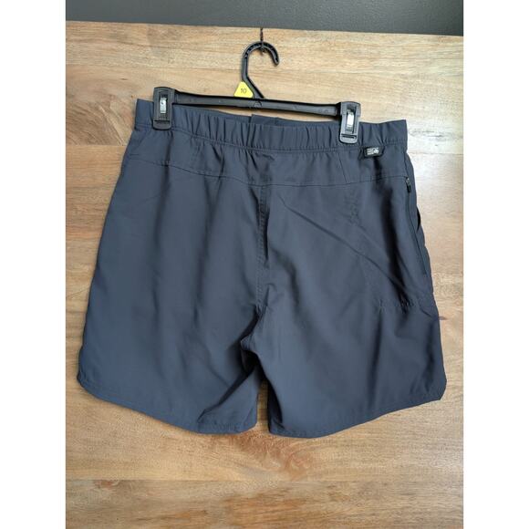 Mountain Hardwear Broad Spectrum Shorts Mens 32 Navy UV Sun Protection Hiking - Picture 2 of 3